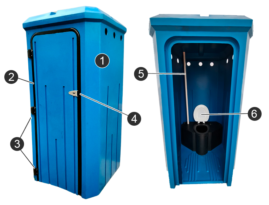 Baño químico portátil
